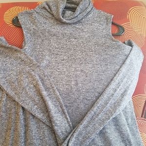 Peekaboo shoulder dress